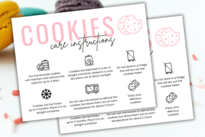 Cookie Care Card Template Canva