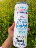 Teacher tumbler