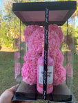 Rose teddy bear with glitter shutter island